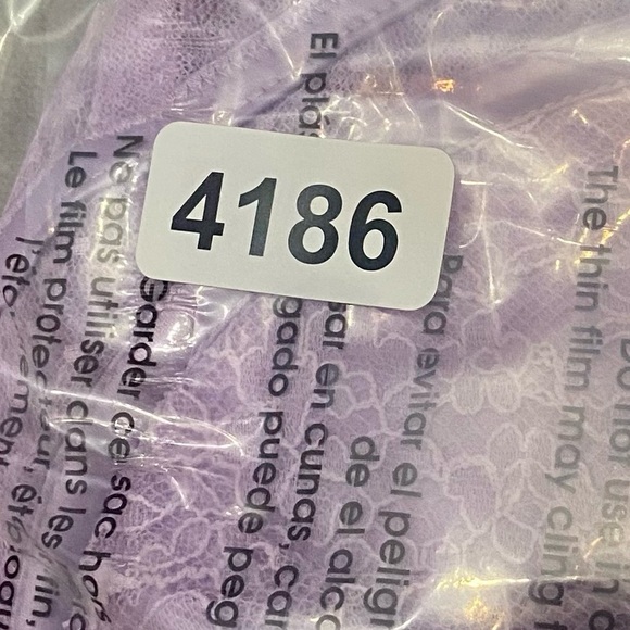 New! Victoria’s Secret Unicorn Mesh High Neck Wicked Apron Babydoll 4186 - Picture 9 of 9